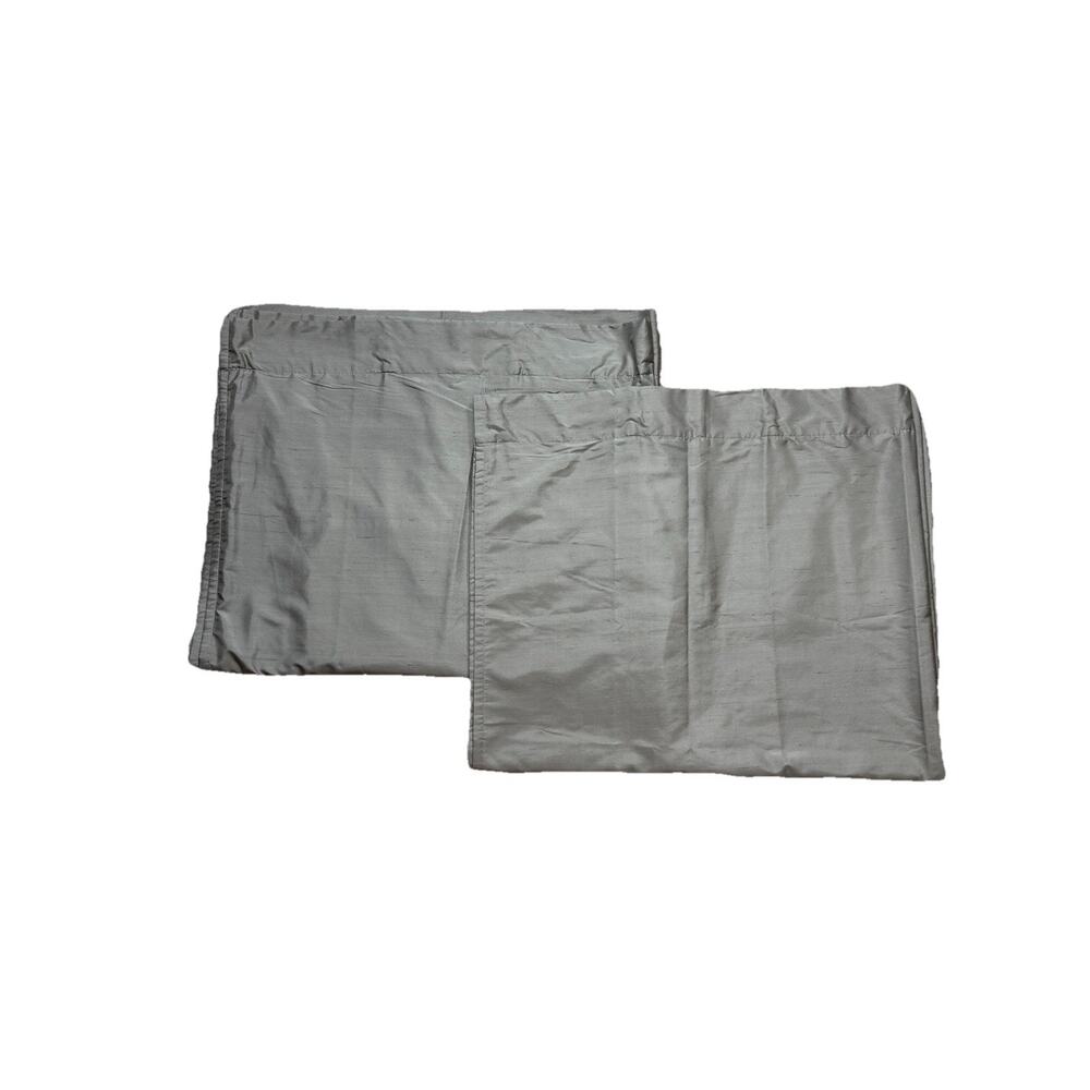 Pottery Barn Silver Gray Drapes